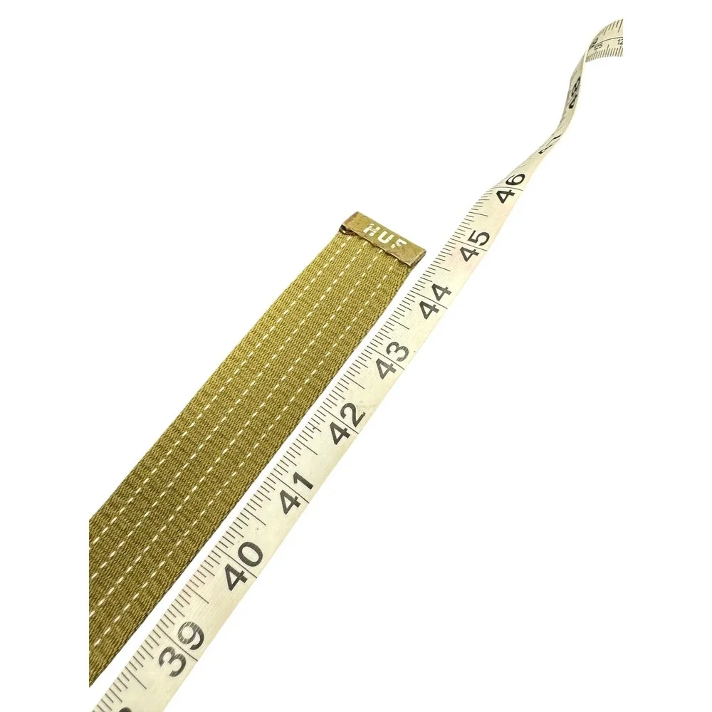 HUF Web Belt Mens OS Olive Green Good Bottle Opener Buckle Skater Streetwear